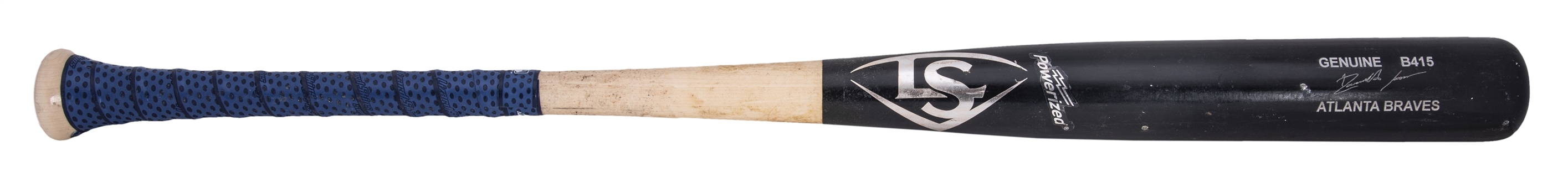 2018 Ronald Acuna Rookie Game Used Louisville Slugger B415 Model Bat (PSA/DNA GU 9)